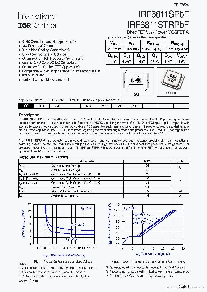 IRF6811SPBF_7770134.PDF Datasheet