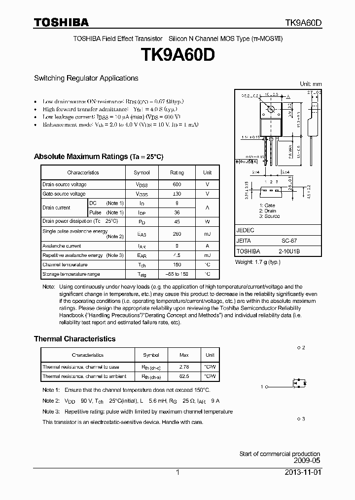 TK9A60D_7861728.PDF Datasheet