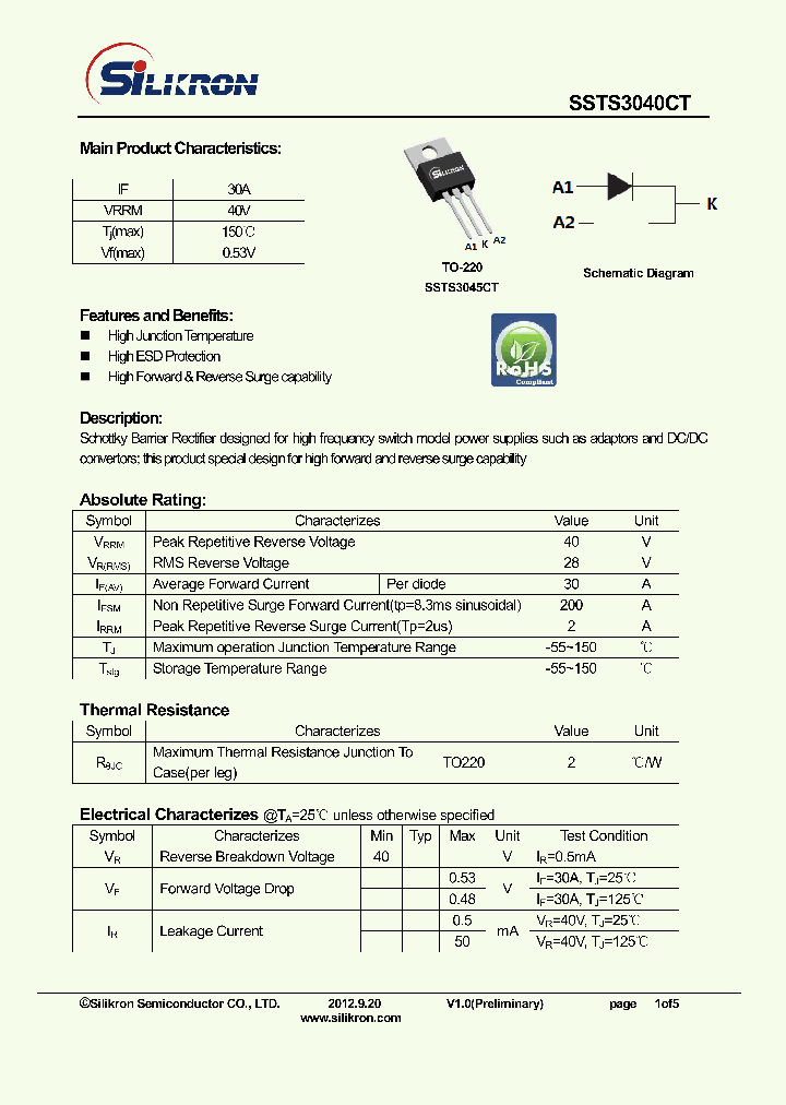 SSTS3040CT_7864660.PDF Datasheet