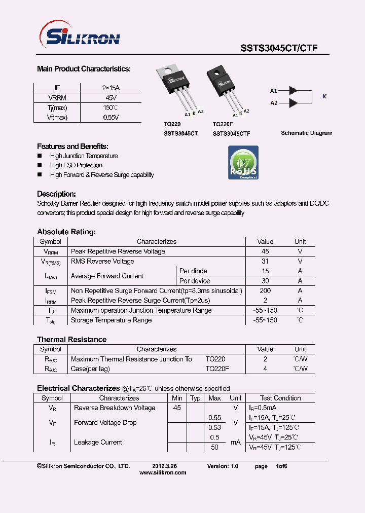 SSTS3045CTF_7864662.PDF Datasheet