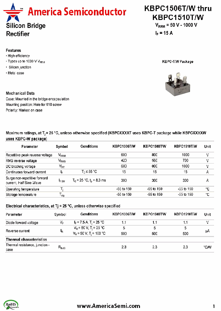 KBPC1506TW_7865220.PDF Datasheet