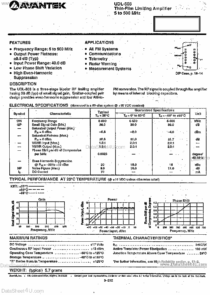 UDL503_7767714.PDF Datasheet