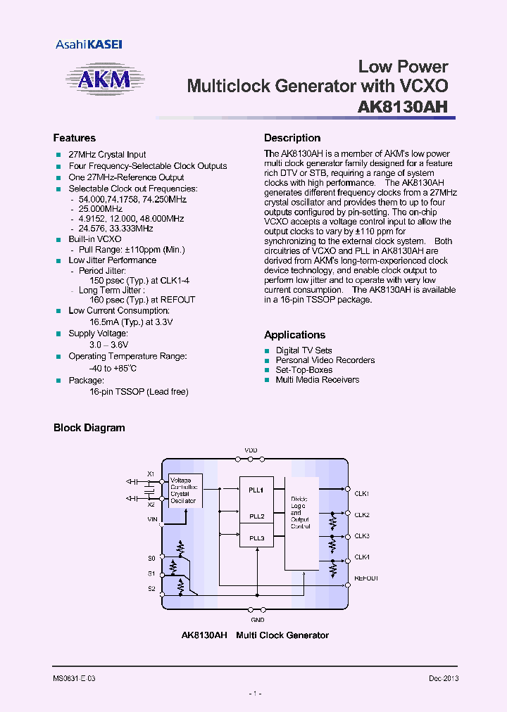 AK8130AH_7768266.PDF Datasheet