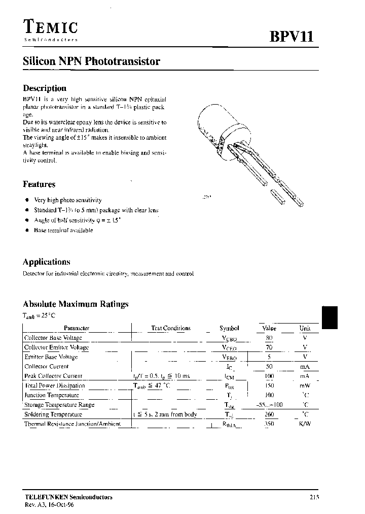 BPV11_7817555.PDF Datasheet