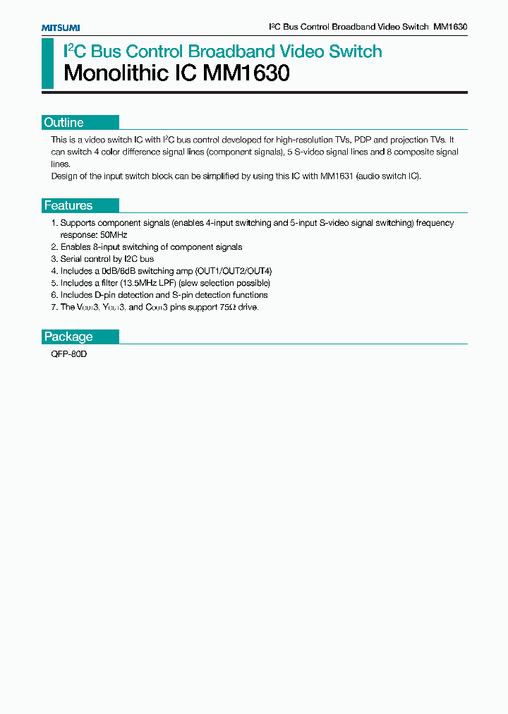 MM1630_7831461.PDF Datasheet