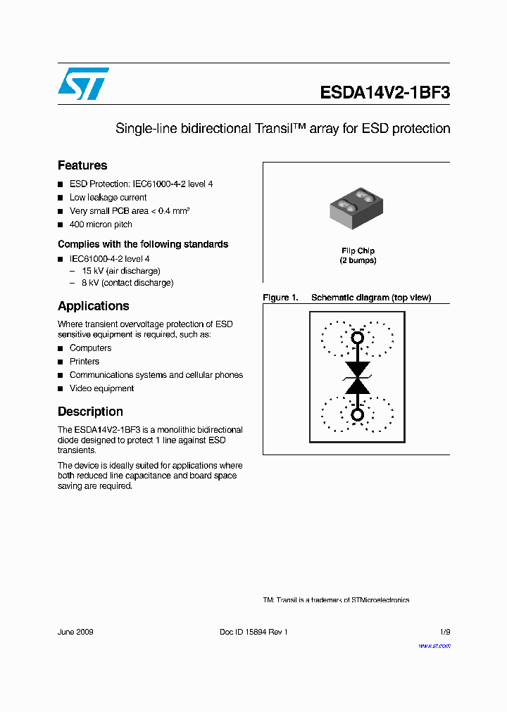 ESDA14V2-1BF3_7832590.PDF Datasheet