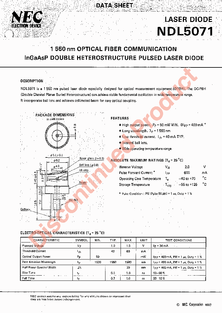 NDL5060_7834618.PDF Datasheet