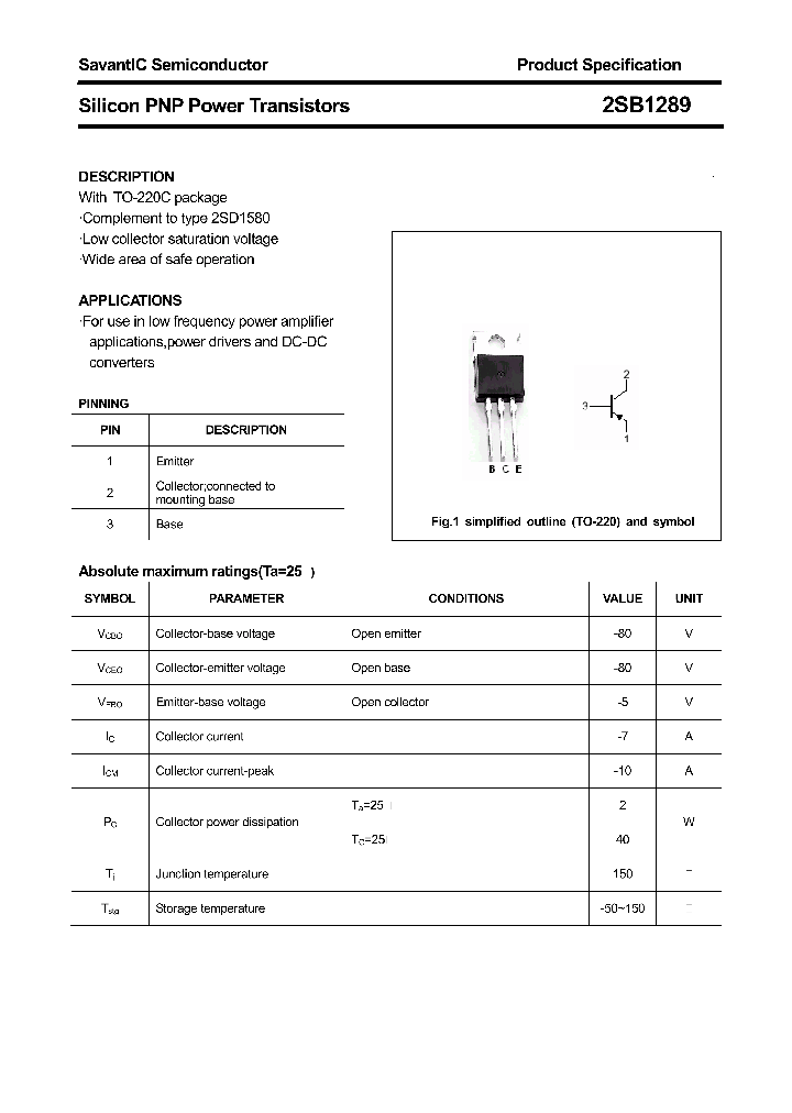 2SB1289_7870986.PDF Datasheet
