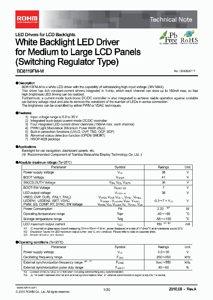 BD8119FM-ME2_7837747.PDF Datasheet