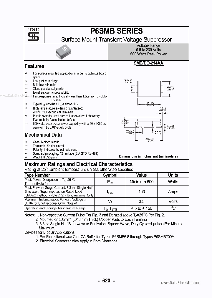 P6SMB2XA_7775456.PDF Datasheet