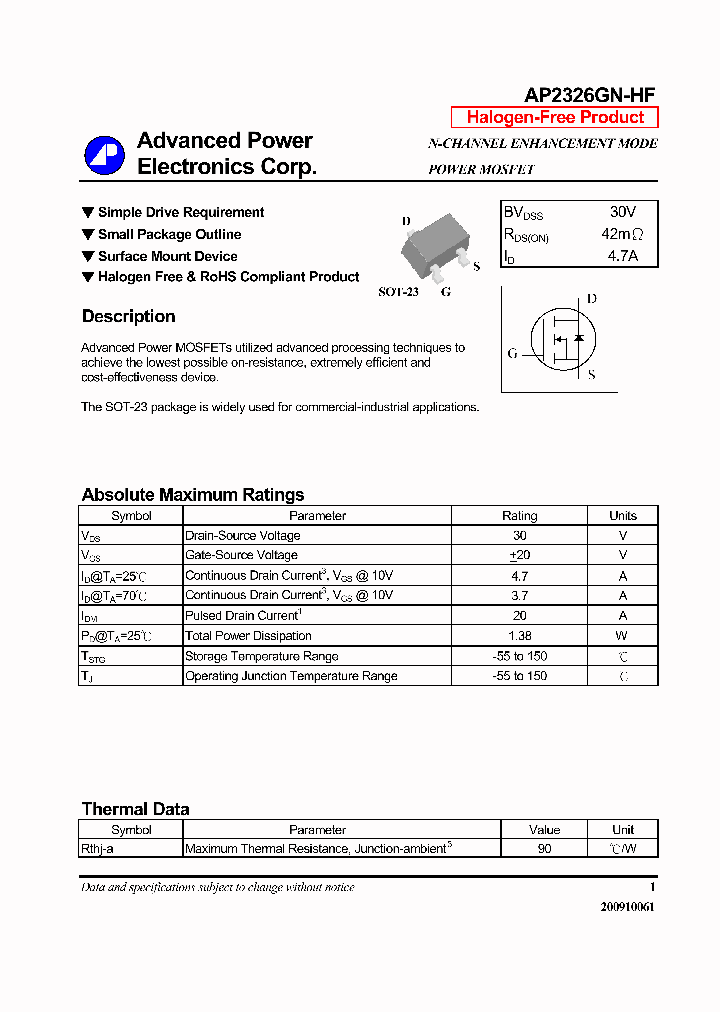 AP2326GN-HF_7873255.PDF Datasheet