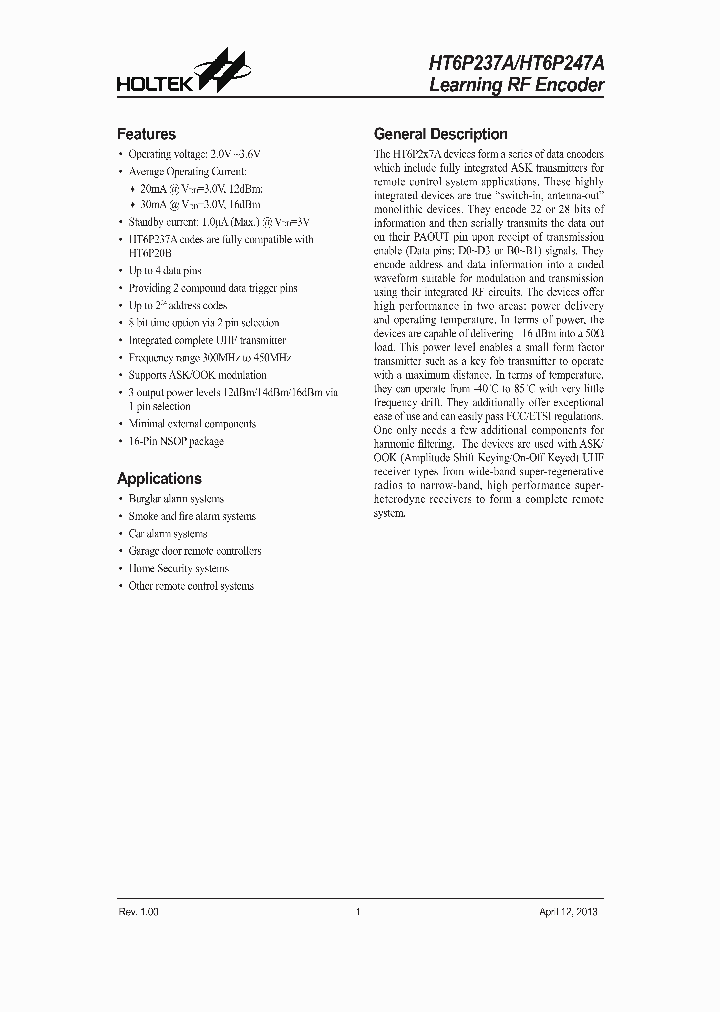 HT6P237A_7873291.PDF Datasheet