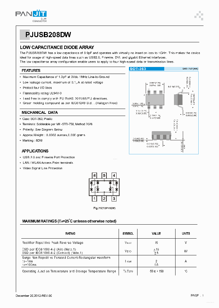PJUSB208DW_7775466.PDF Datasheet