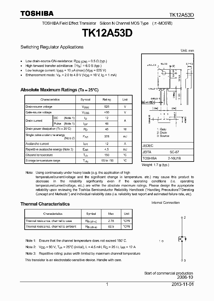 TK12A53D_7874267.PDF Datasheet