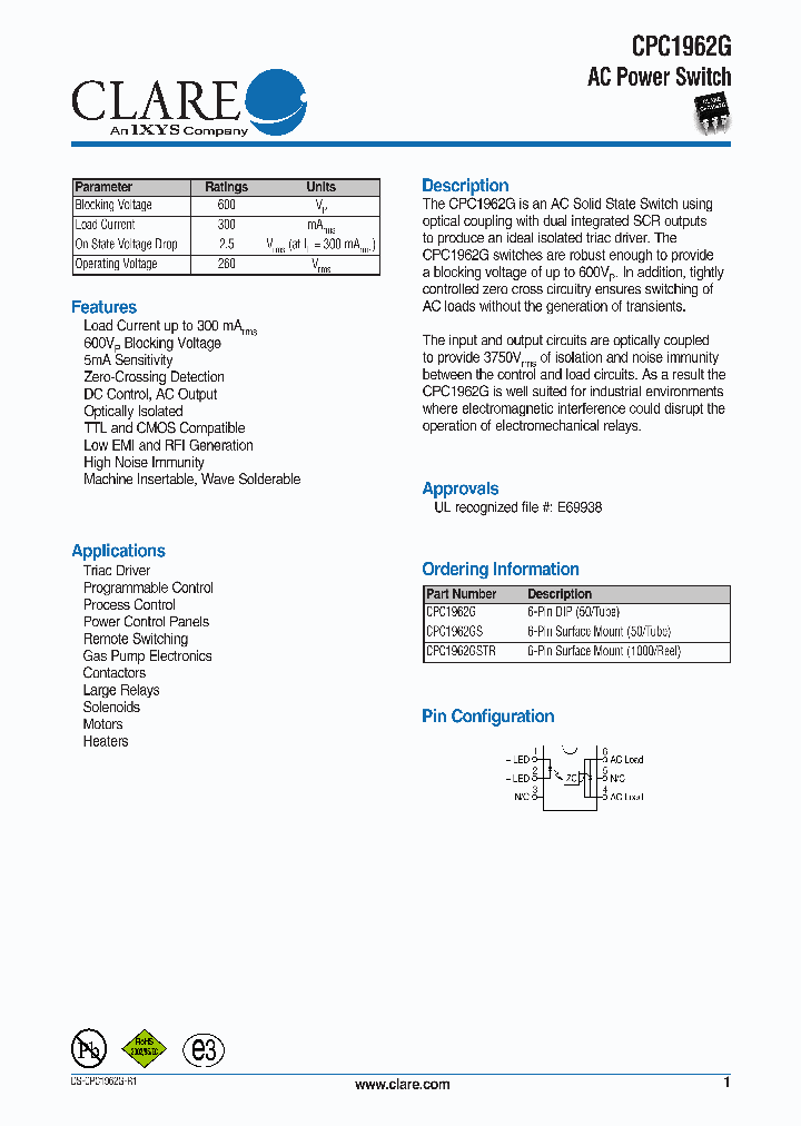 CPC1962GS_7866149.PDF Datasheet