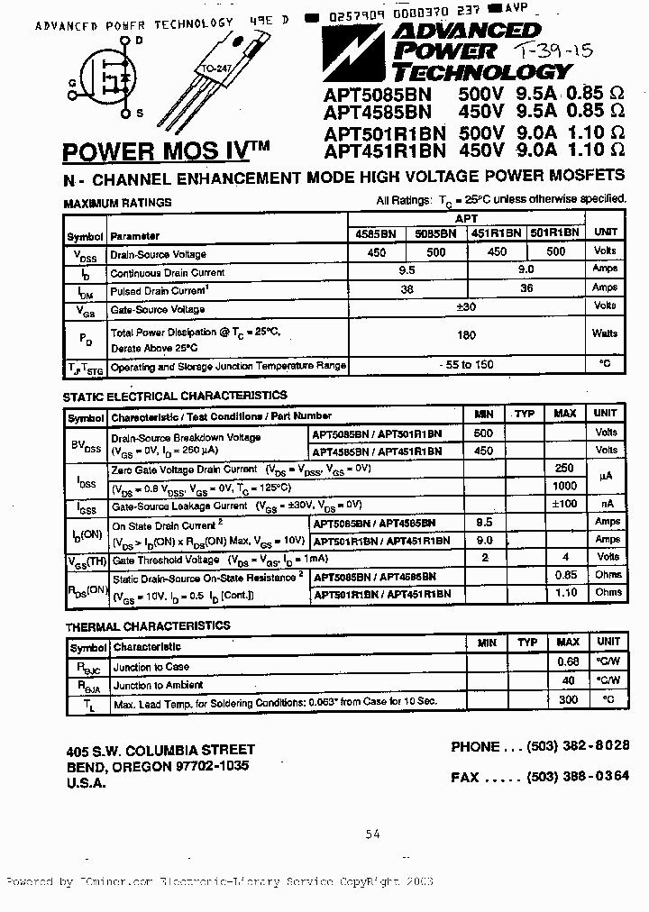 APT5085BN_7866910.PDF Datasheet