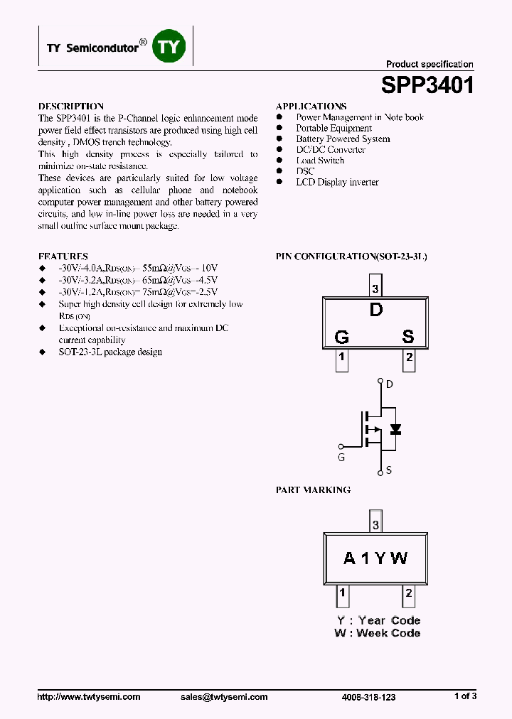 SPP3401_7883771.PDF Datasheet