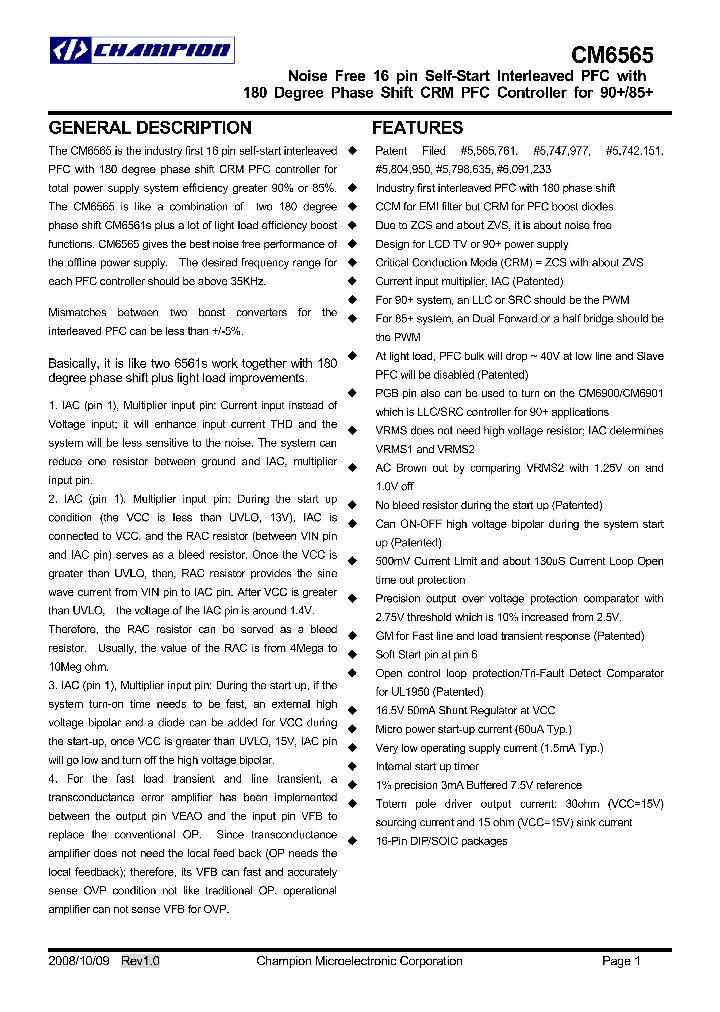 CM6565_7884945.PDF Datasheet