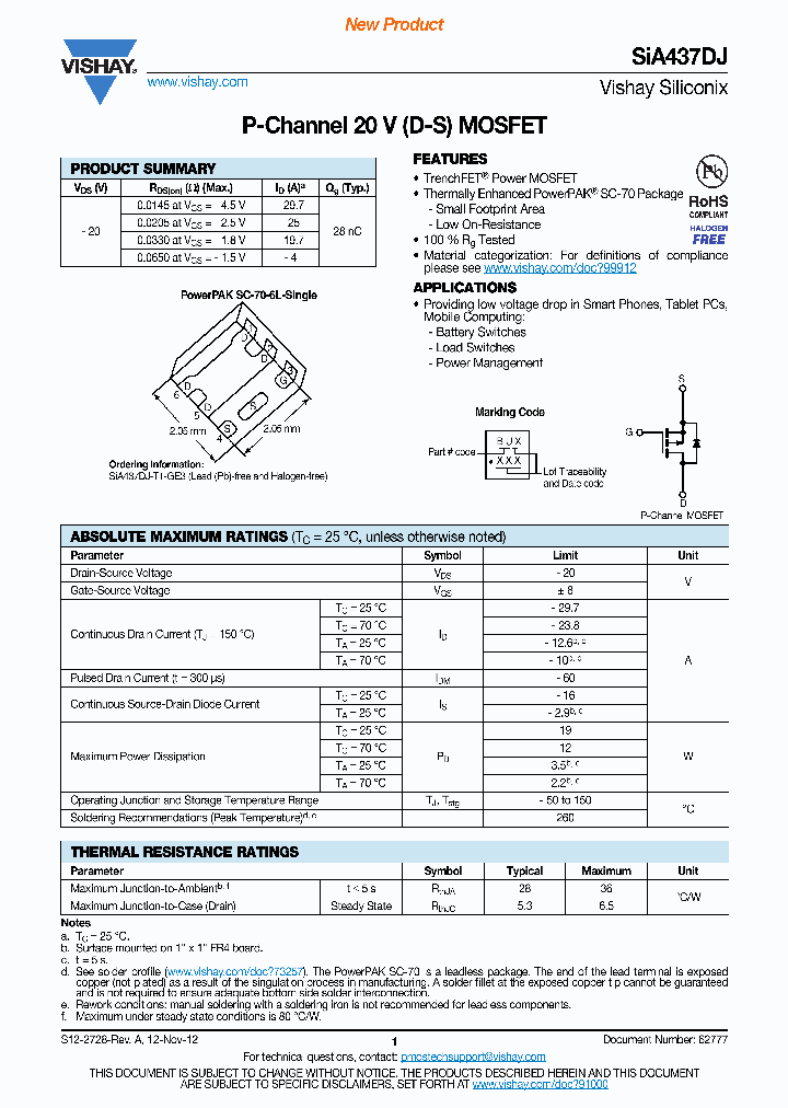 SIA437DJ_7885448.PDF Datasheet