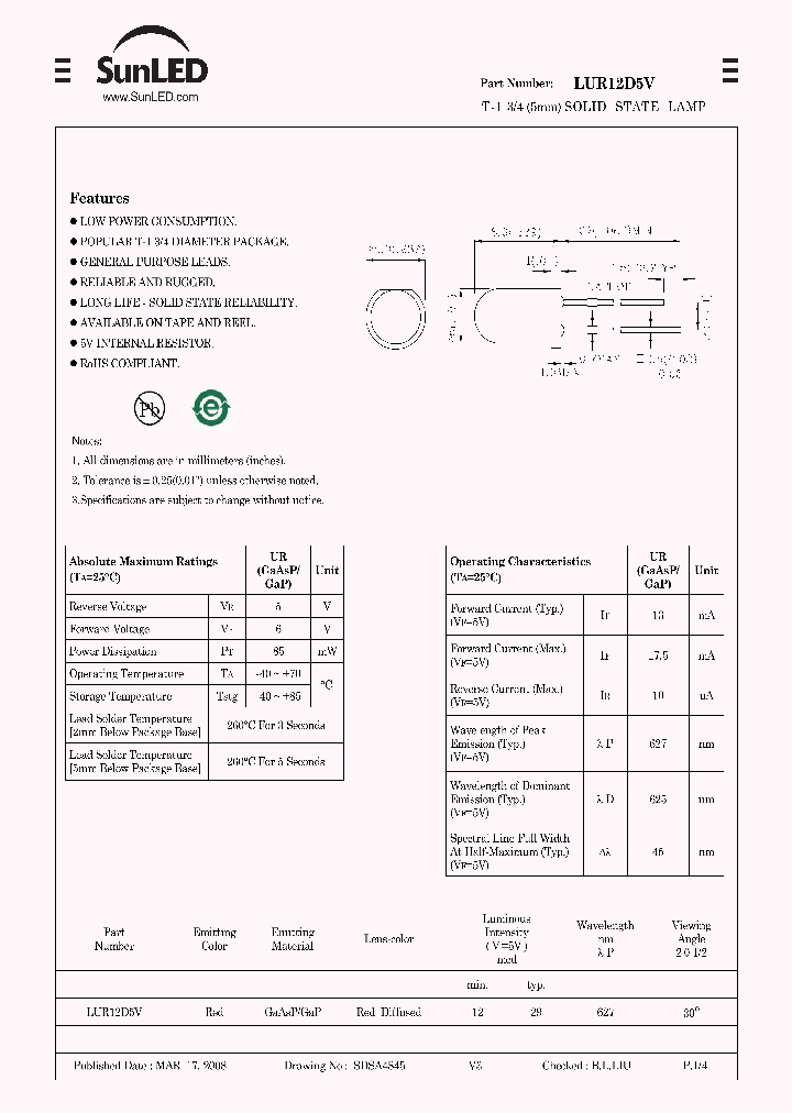 LUR12D5V_7887239.PDF Datasheet