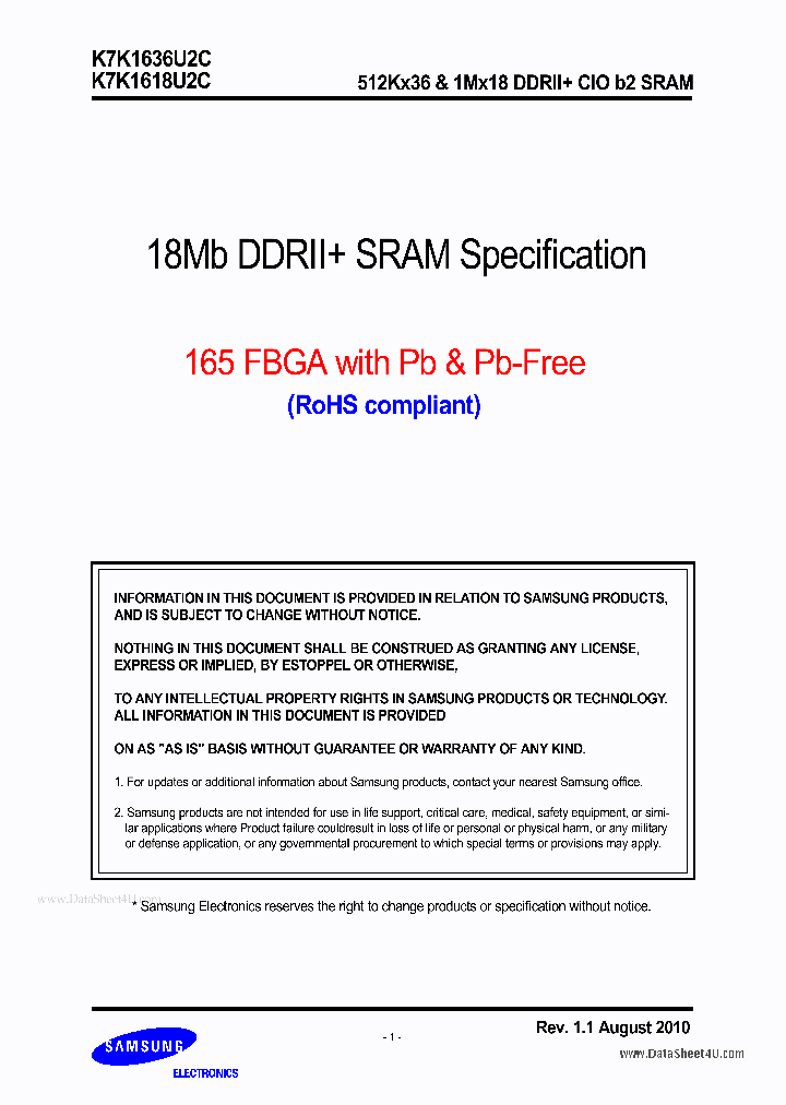K7K1618U2C_7780951.PDF Datasheet