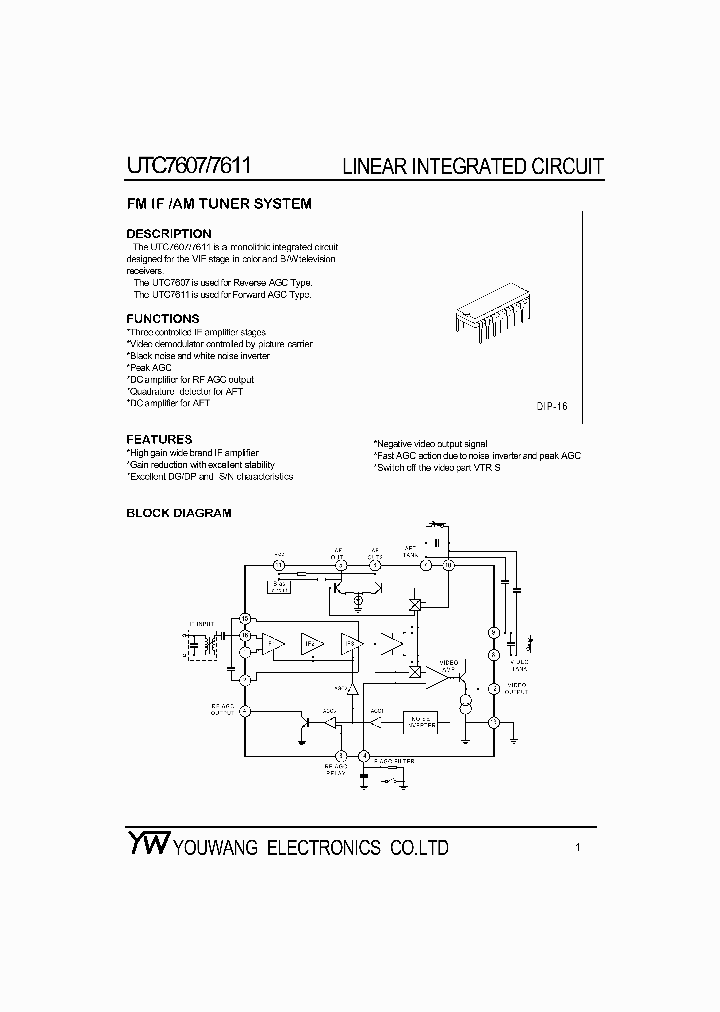 UTC7611_7778905.PDF Datasheet