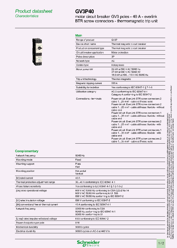 GV3P40_7785130.PDF Datasheet