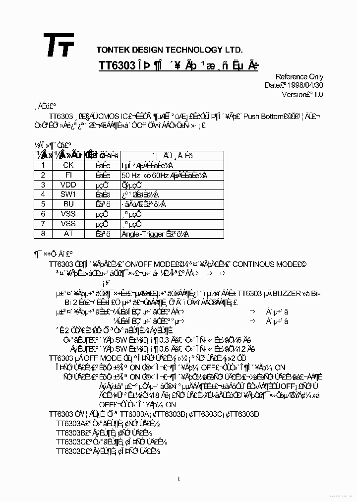 TT6303_7780002.PDF Datasheet
