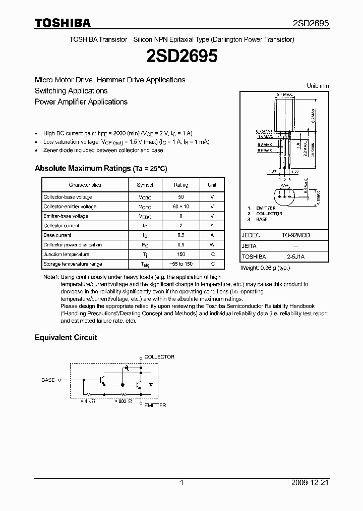 2SD269509_7901170.PDF Datasheet
