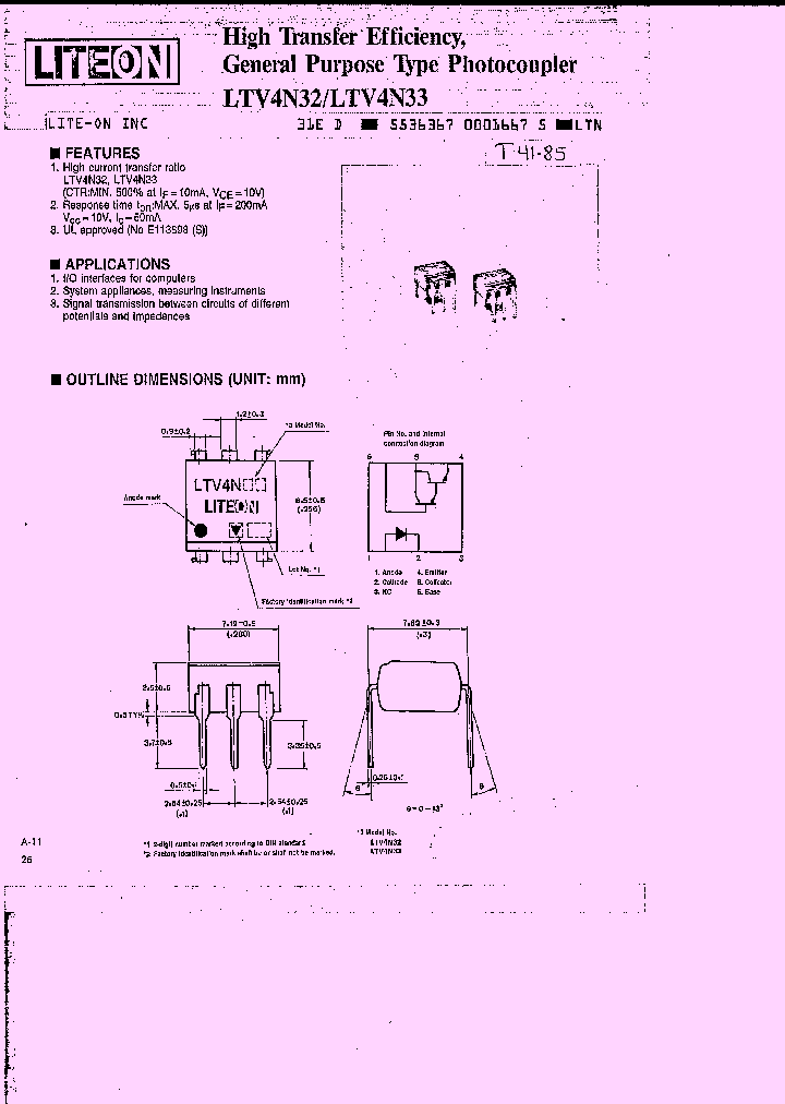 LTV4N32_7901672.PDF Datasheet