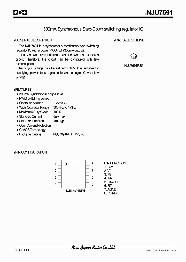 NJU7691_7785642.PDF Datasheet
