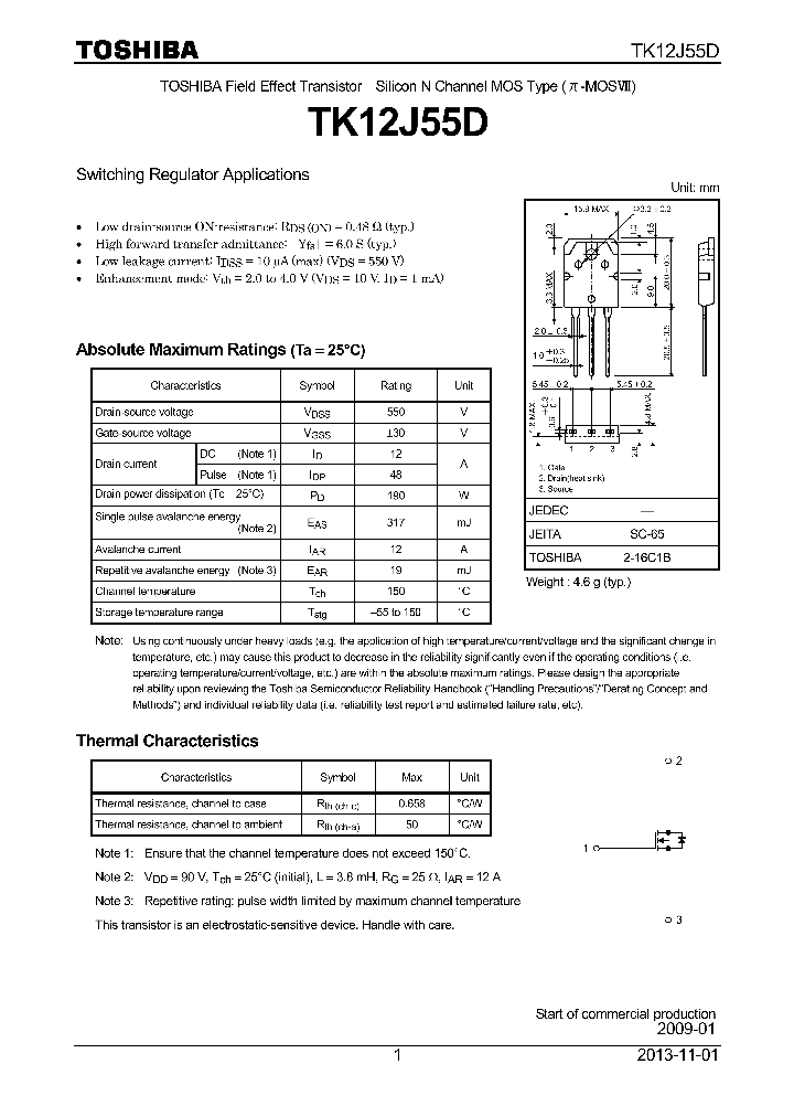 TK12J55D_7906545.PDF Datasheet
