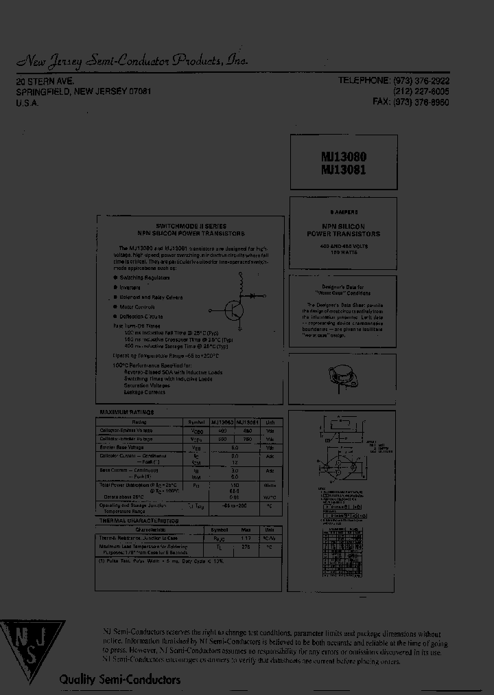 MJ13080_7907123.PDF Datasheet