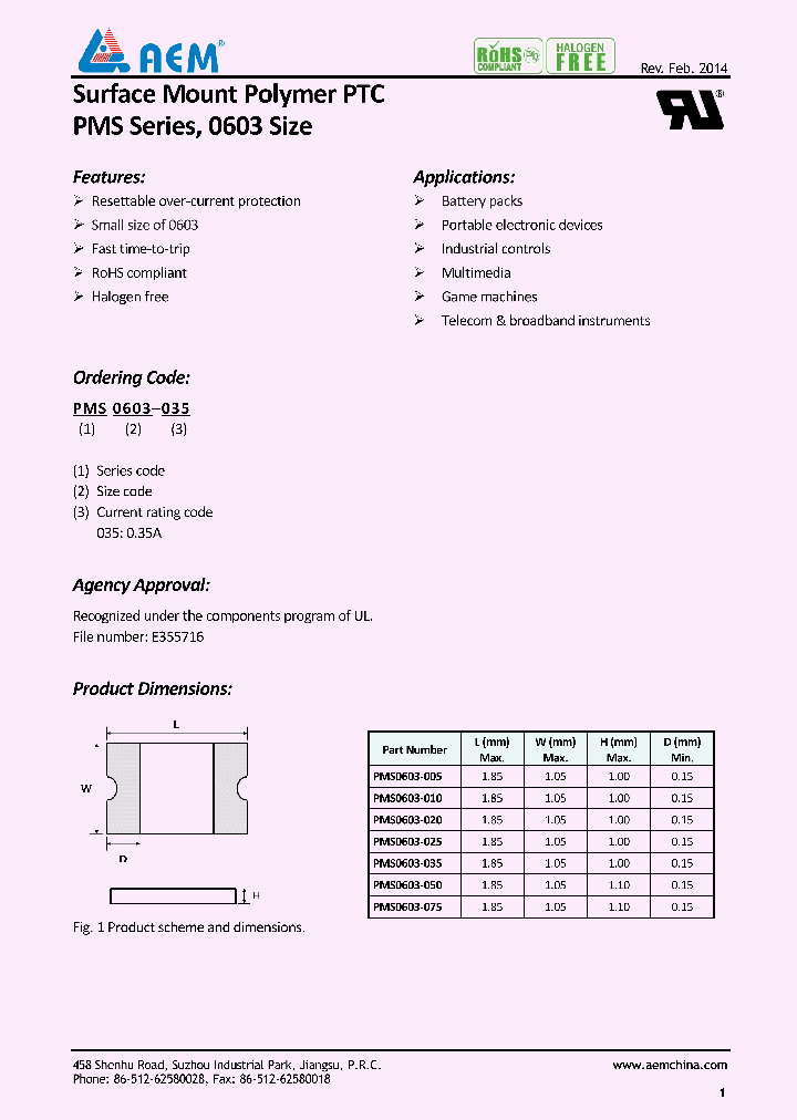 PMS0603-005_7910628.PDF Datasheet