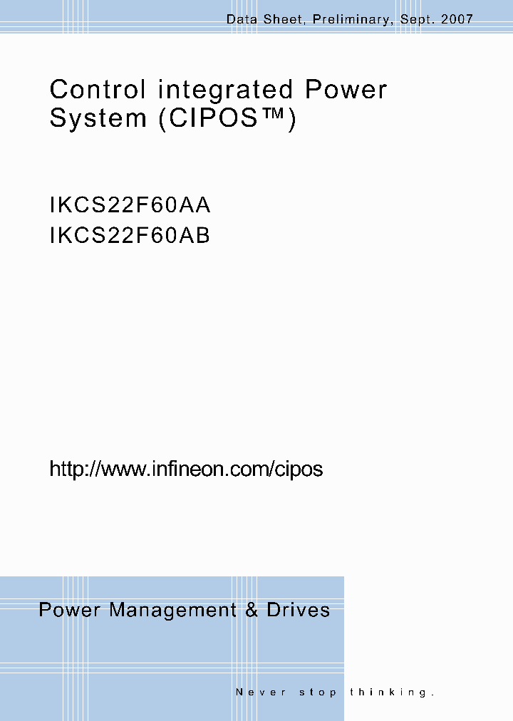 IKCS22F60AA_7910595.PDF Datasheet