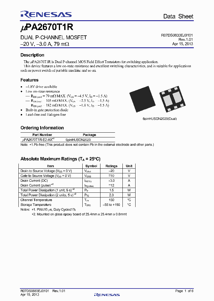 UPA2670T1R_7910795.PDF Datasheet