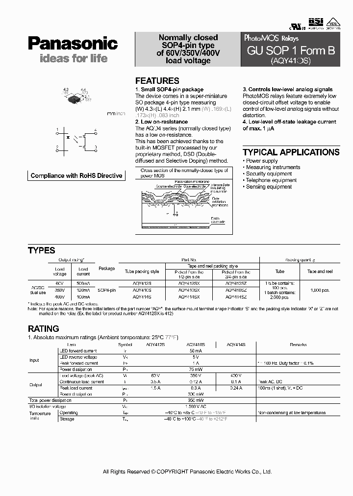 AQY414S_7907727.PDF Datasheet