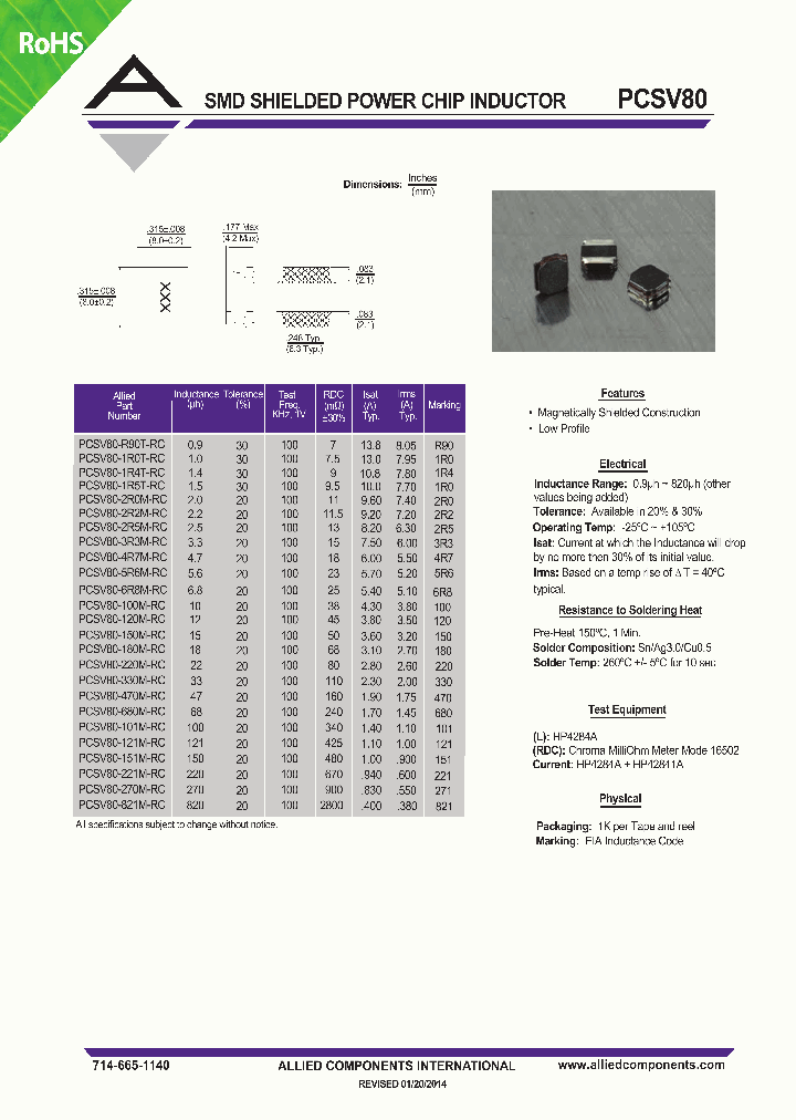 PCSV80-180M-RC_7911415.PDF Datasheet
