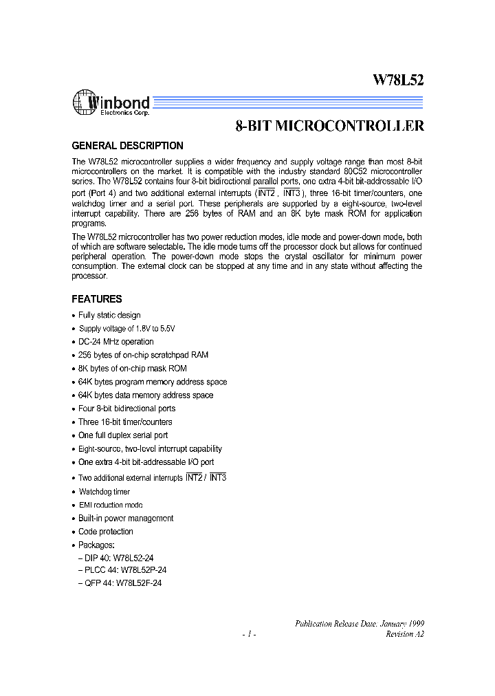 W78L52PF_7912154.PDF Datasheet