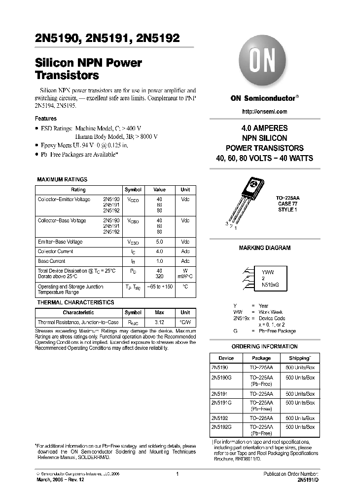 2N5191G_7912997.PDF Datasheet