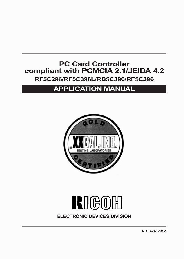 RB5C396_7920268.PDF Datasheet