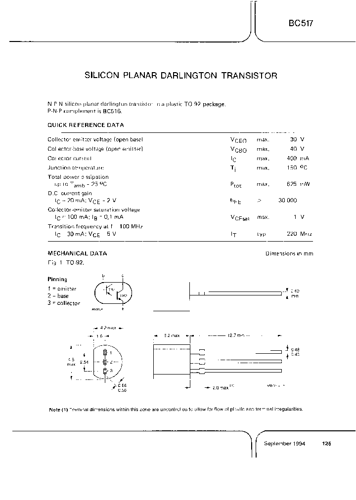 BC517-AMMO_7918322.PDF Datasheet
