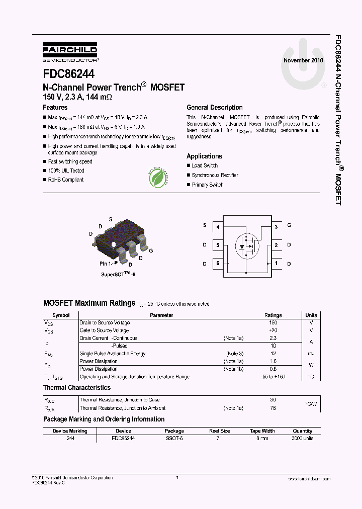 FDC86244_7921944.PDF Datasheet