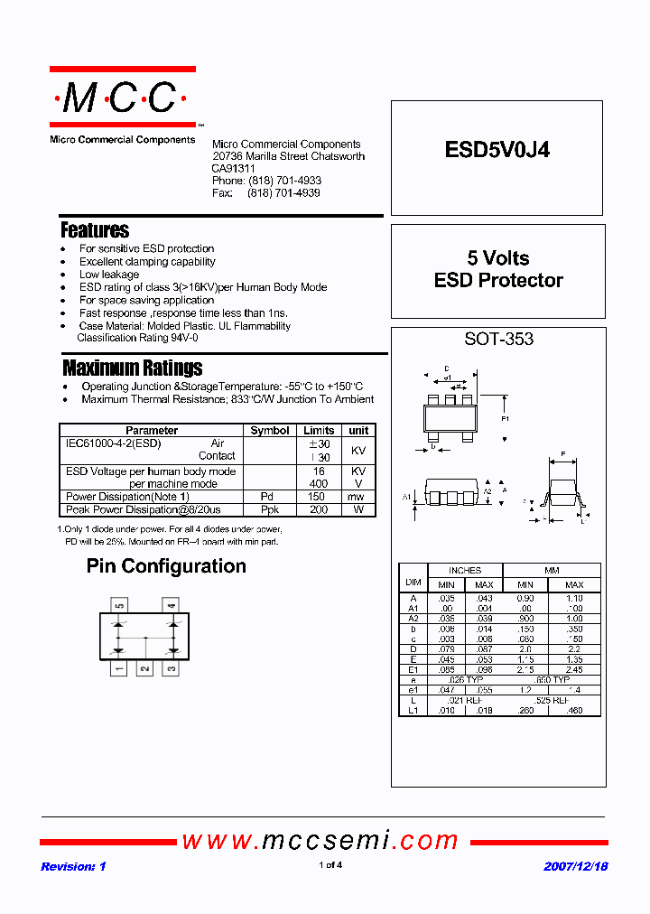 ESD5V0J4_7926443.PDF Datasheet