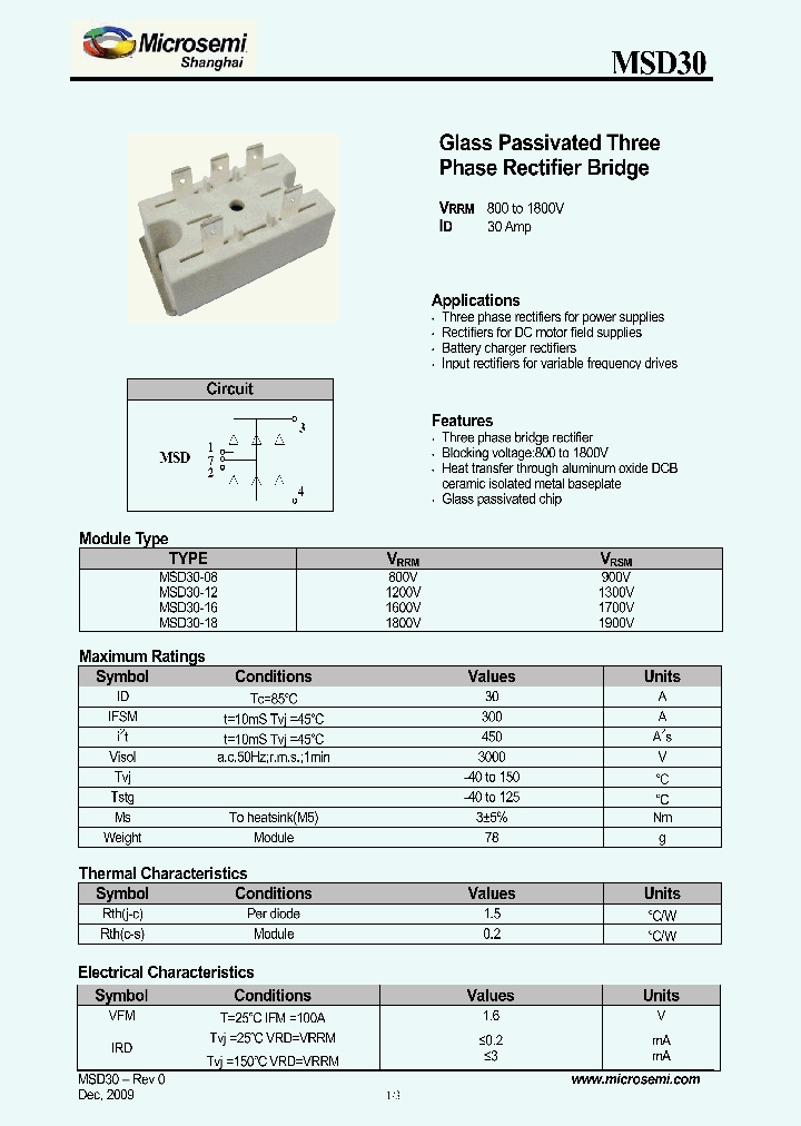 MSD30-18_7925705.PDF Datasheet