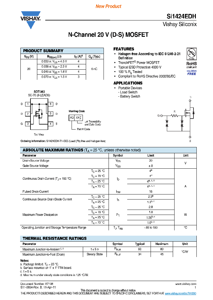 SI1424EDH_7928879.PDF Datasheet