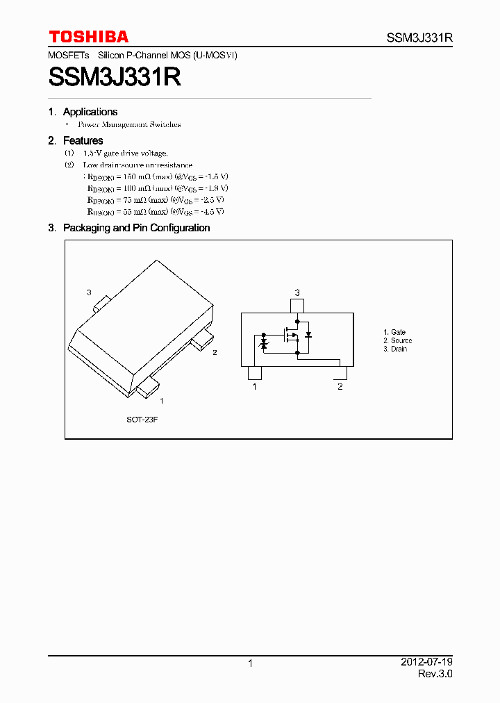 SSM3J331R_7930979.PDF Datasheet