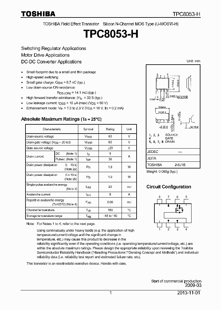 TPC8053-H_7933505.PDF Datasheet