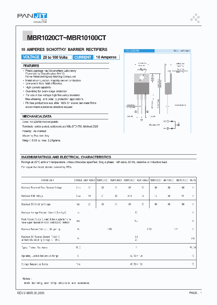 MBR1050CT_7935848.PDF Datasheet