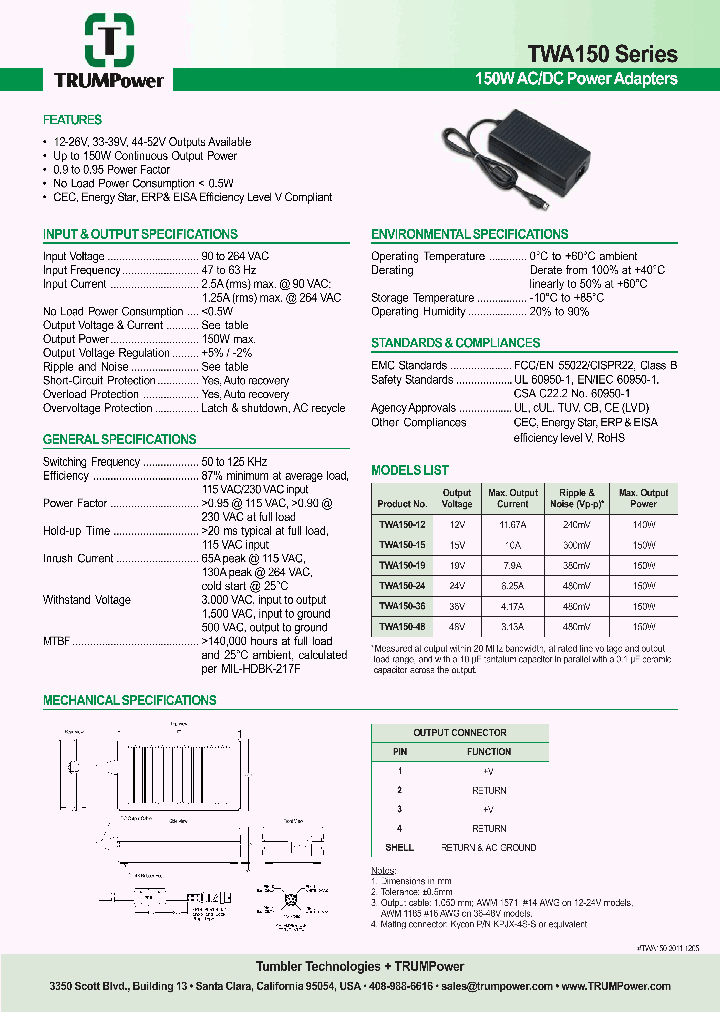 TWA150-12_7937172.PDF Datasheet